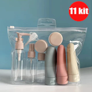 Kit 11 De Frascos Para Viagem Conjunto Multifuncional Peças Creme Cosméticos Viagem -S1 em Oferta na Shopee