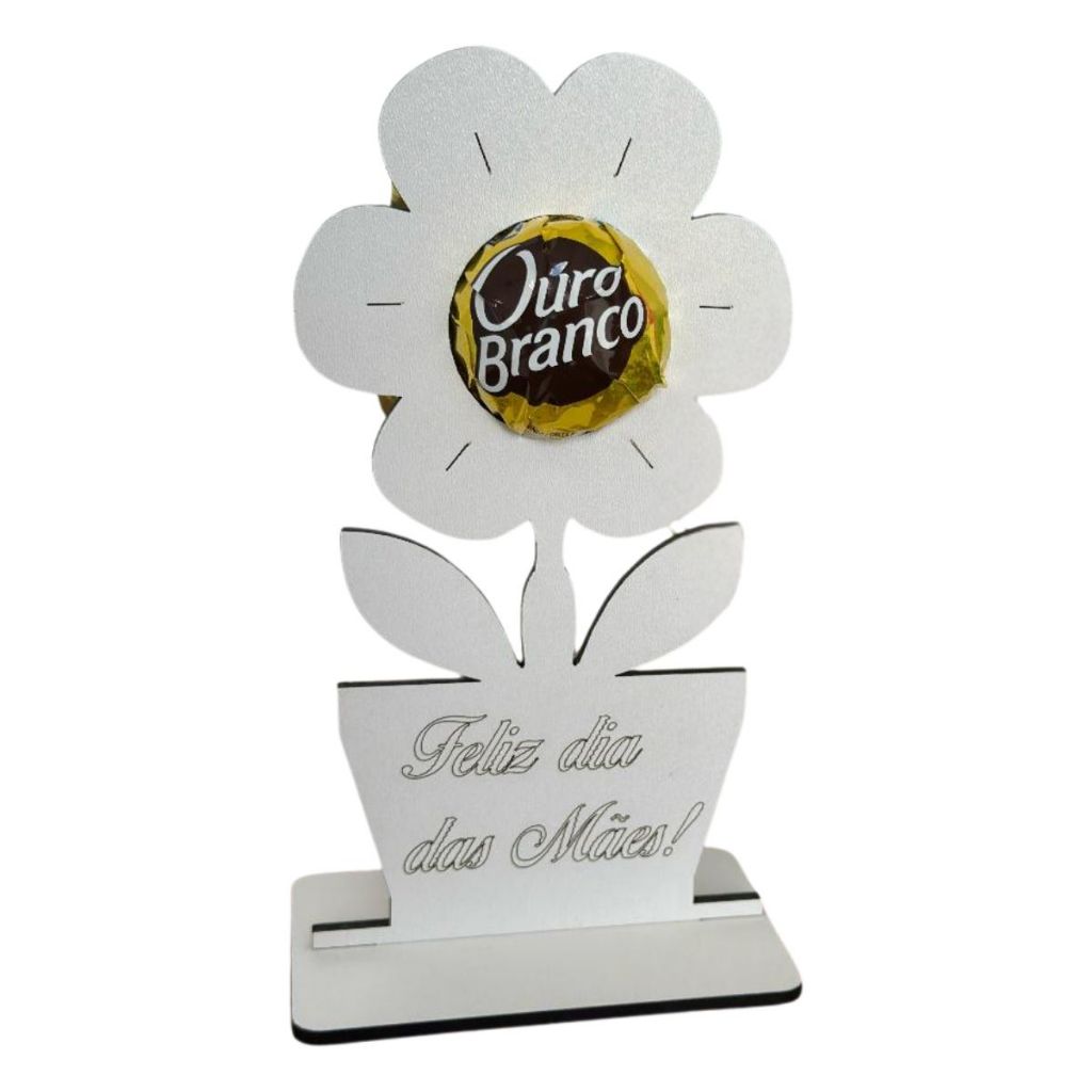 Kit 10/20/30 Unidades Porta Bombom Dia das Mães Lembrancinha Flor Coração em Oferta na Shopee