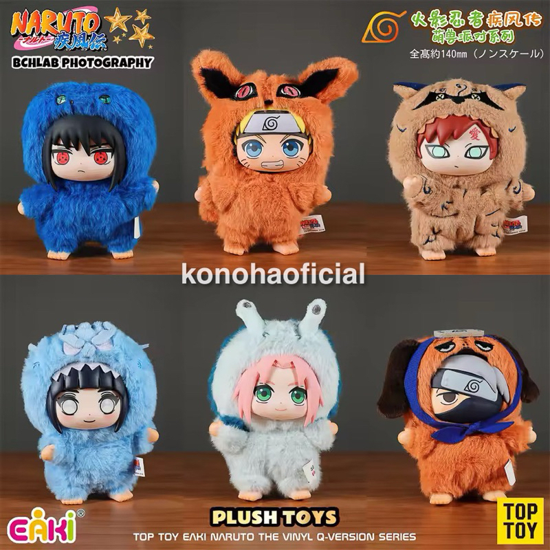 kit 7 Labubu Bonecos Naruto Shippuden Figura de Ação de Pelúcia Itachi ...