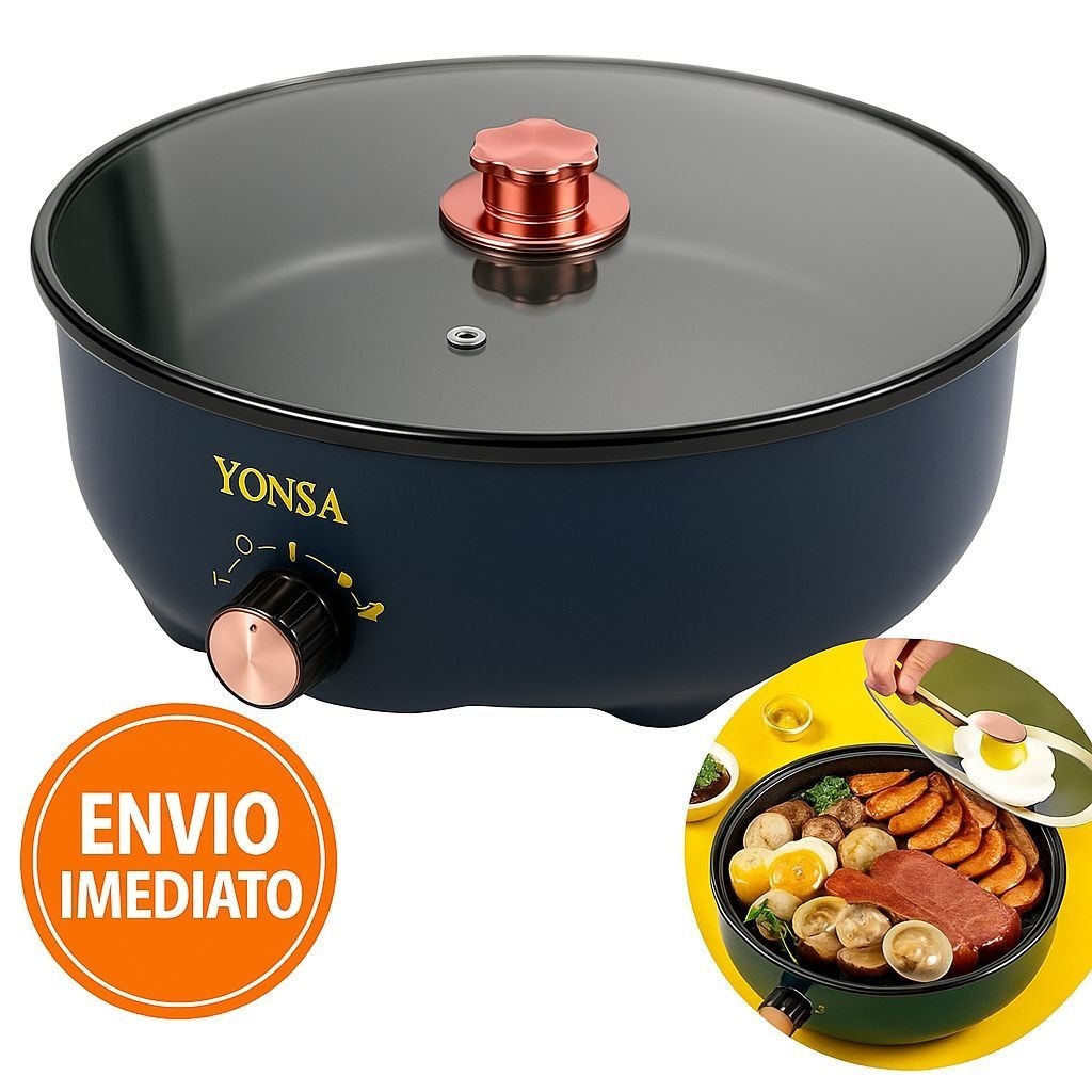 Panela Assadeira Elétrica Multifuncional Assa Frita Cozinha ...