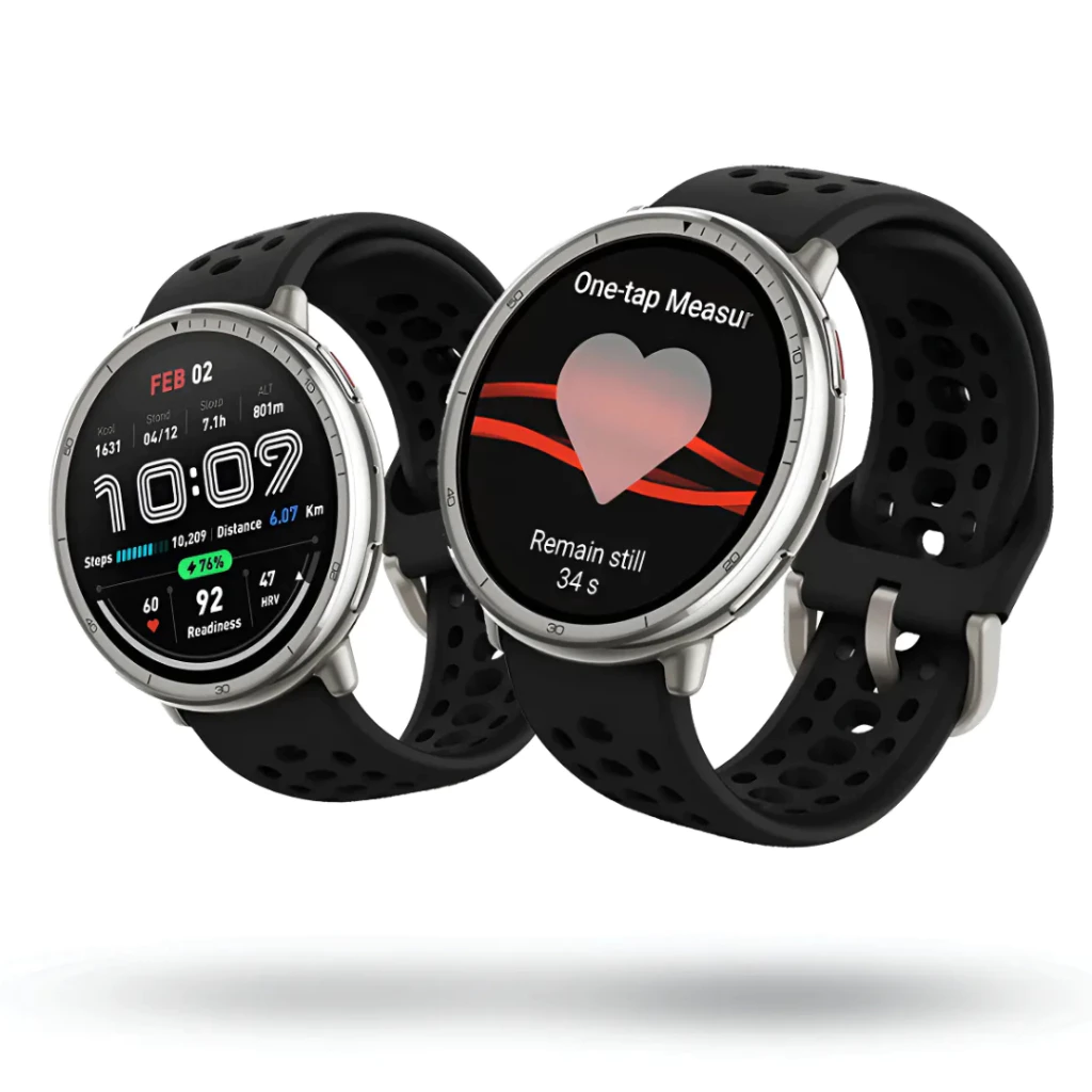 Smartwatch Amazfit Active 2 Round Tela AMOLED 1.32″ GPS Alta Precisão Saúde Desempenho Esportivo