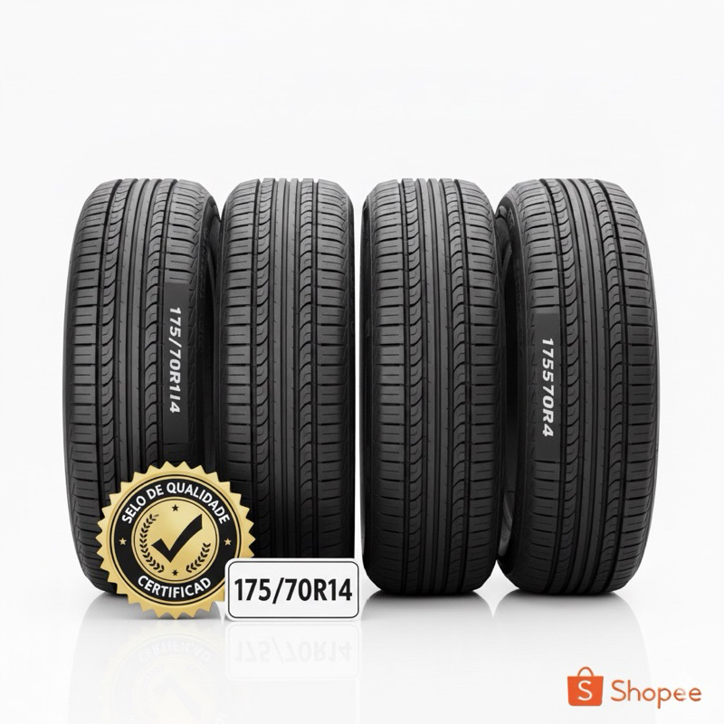 KIT PNEUS ARO 14-175/70R14 COM GARANTIA