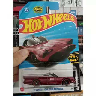 Hot Wheels Coleção 2025 TV Series Batmobile Batman 3/5 - Mattel