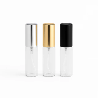 Frasco Vidro 5mL Válvula Spray Luxo Design Moderno Compacto Lembrancinha Perfume