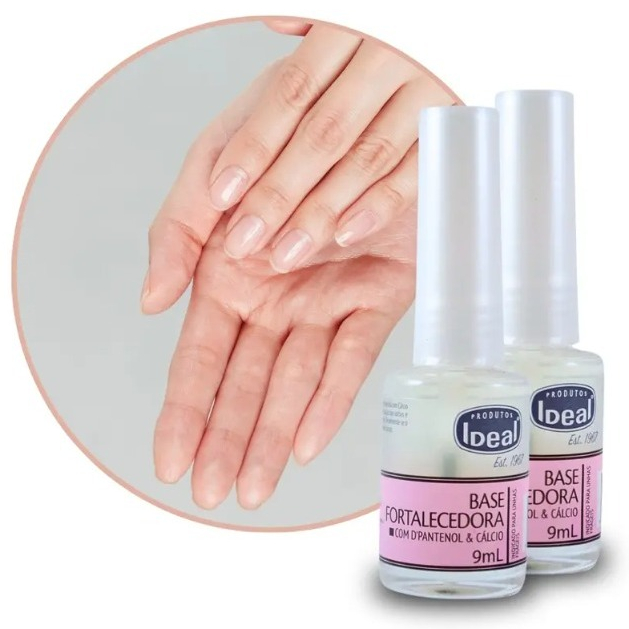 Base Fortalecedora de Unhas 9ml - Produtos Ideal - Base para Unhas ...