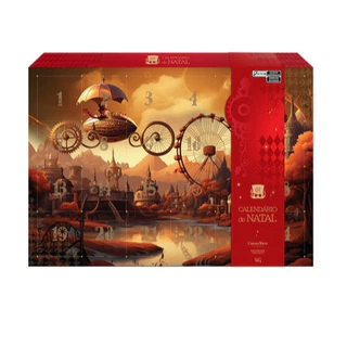 Caixa de Chocolates Calendário Advento 188g ORIGINAL Cacau Show