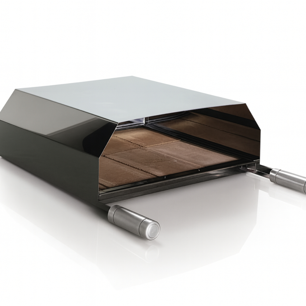 Forno De Pizza Inox Abafador Costela Carnes para Churrasquei