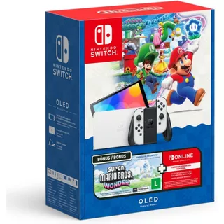 値下げ　Switch Nintendo Switch Nintendo Switch 32gb V1 Vermelho-néon, Azul-neón Seminovo