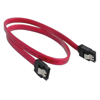 Cabo SATA 3 Dados 180/180 Graus 6Gbps para HD, SSD e Placa-Mãe – 45cm