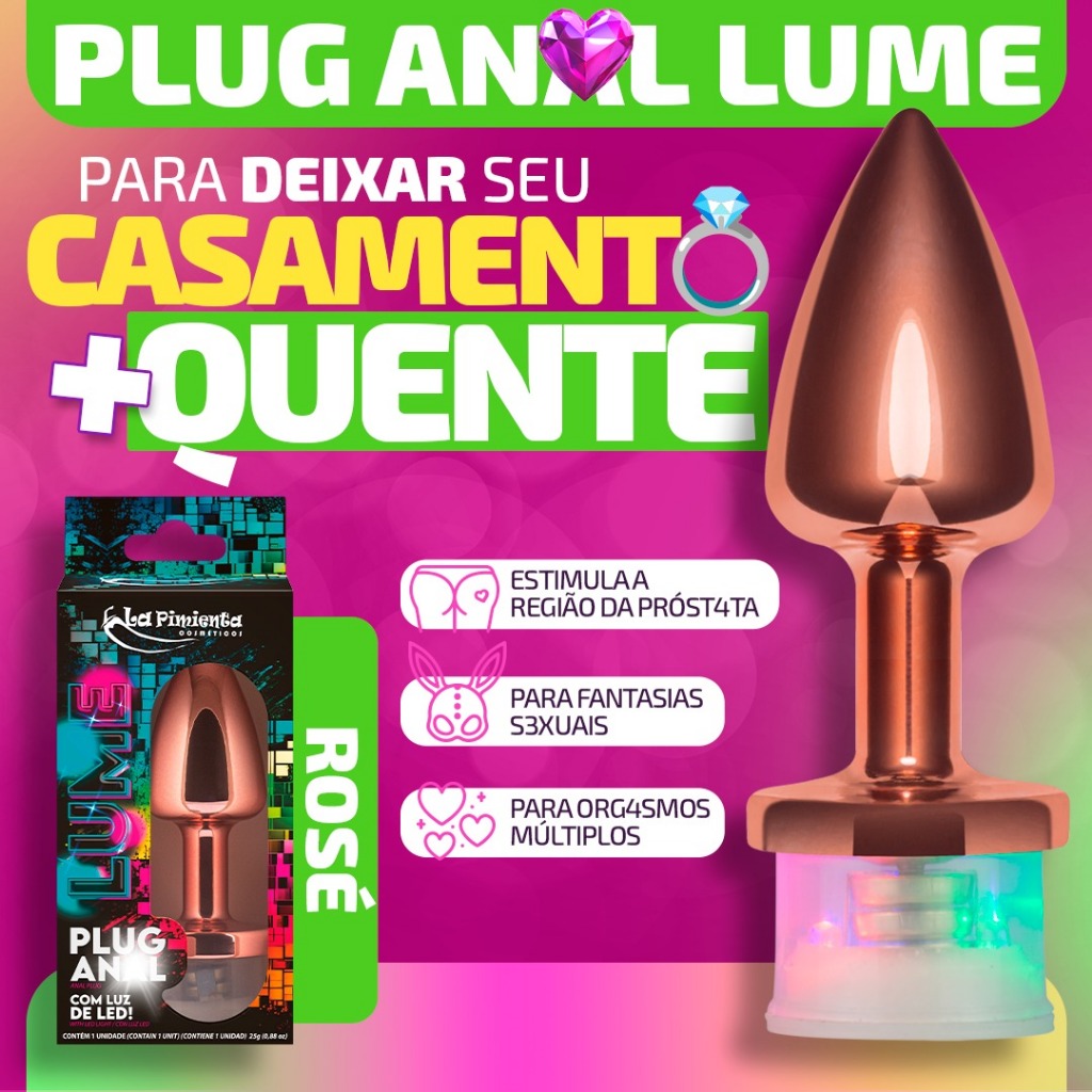 PLUG ANAL COM LED QUE MISTURA TESO, ESTILO E FETICHE em Promoo na Shopee  Brasil 2026