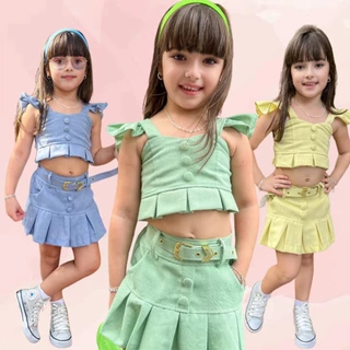 Conjunto menina infantil verão