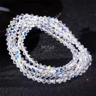Kit 12 Pulseira criativa de corrente de 4mm com pérolas artificiais brancas, 12 peças, para mulheres
