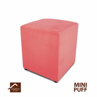 Mini Puff Infantil Quadrado - Decoração Super Confortável - Suede - Reforçado e de Alta Qualidade
