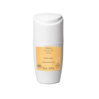 Antitranspirante Roll-on Cuide-se Bem Leite e Mel FEMININO 55ml - BOTICARIO.