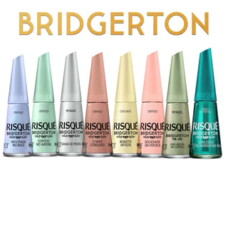 Kit Esmaltes Risqué Bridgerton Nova Coleção Risqué Lancamento - Escolher Kit