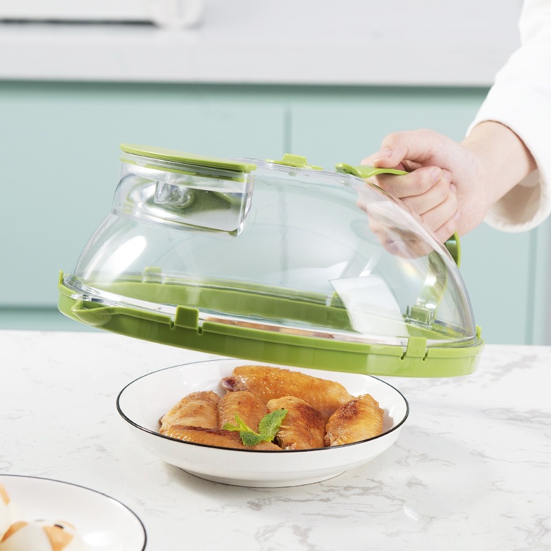 Tampa Protetora para Alimentos com Injetor de Água para Micro-ondas Livre de BPA YH8115
