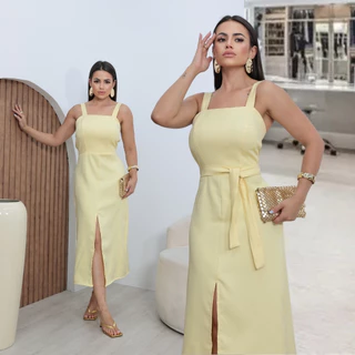 Vestido Feminino Para mulher elegante para Festa Casamento, Moda Casual Blusa Feminina Vestido Longo em Oferta na Shopee