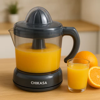 Extrator de Suco citrec Elétrico Hyundai HY-EF201 1L 30W 110V Cinza – Espremedor Automático pronta entrega