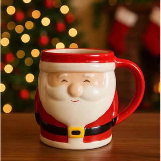 Caneca Natalina Papai Noel 330ml
