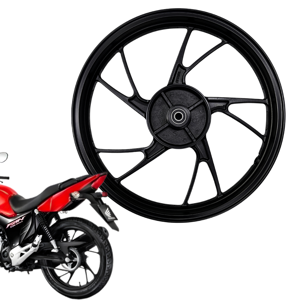 Roda Rodão Jante Liga Leve Traseira Cg Titan Fan Start 150 160 2004 A ...