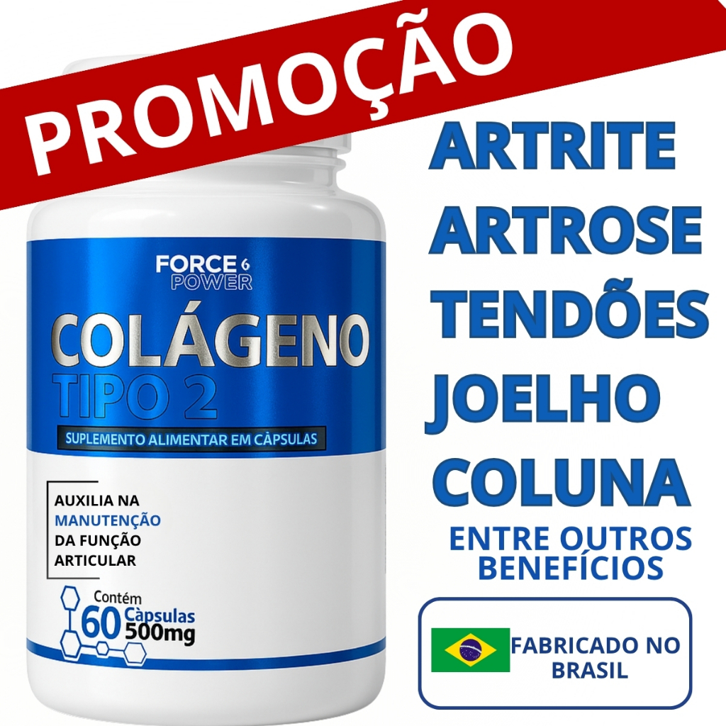 Colágeno Tipo 2 Não Hidrolisado IDEAL PARA Articulações Cartilagem ...