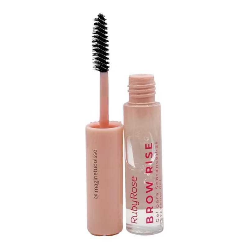 Gel Incolor Para Sobrancelha Ruby Rose Brow Rise 6g Fixação Forte ...