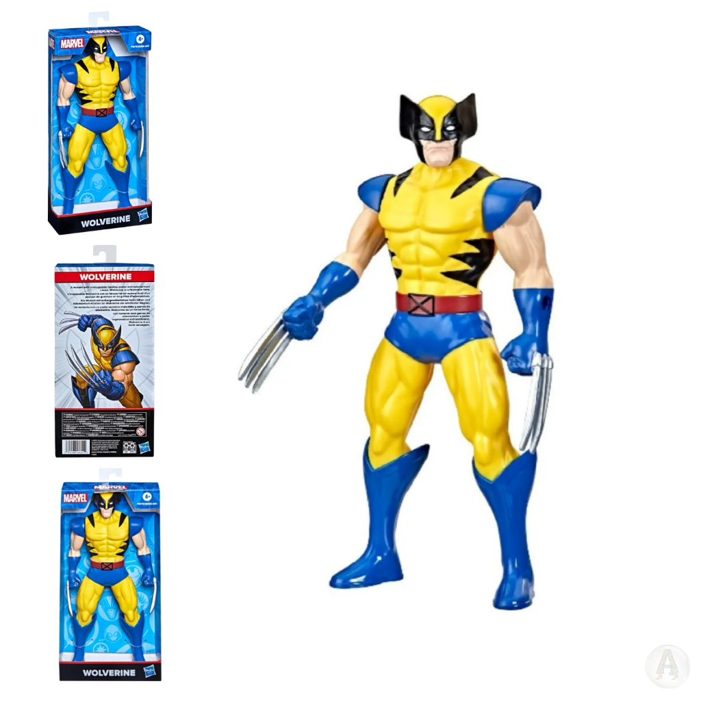 Boneco Wolverine Marvel de 24 cm F5078 Hasbro original | Shopee Brasil