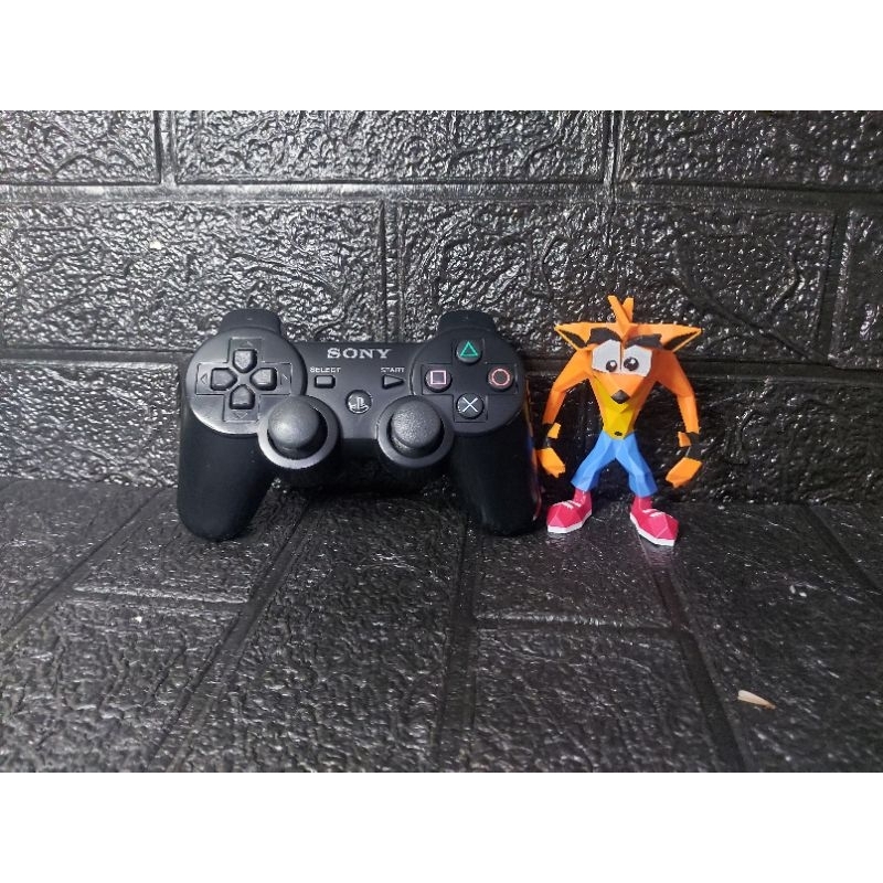 controle original PS3 original dualshock 3 sensor e vibração + Boneco geek para decoração game