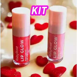 Lip Glow Óleo Labial Ruby Rose Lip Tint em Oferta na Shopee
