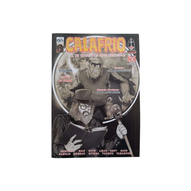 Revista HQ Calafrio n°85 Editora Ink&Blood (nova) | Shopee Brasil