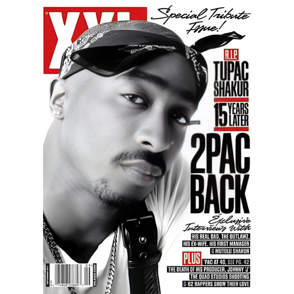 Pôster Premium Tupac - Rapper 2pac – A4 (20x30 cm) | Cartaz de