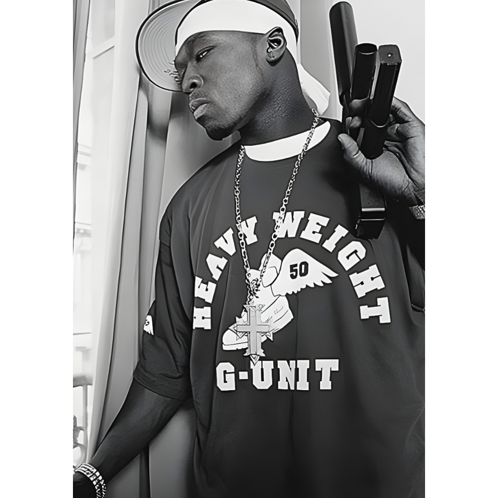 Pôster Premium 50 Cent – Rapper | A4 (20x30 cm) | Cartaz de