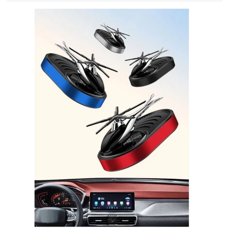 Energia solar Helicóptero Aromatizador Solar Veicular Cheirinho Para Carro Cor Sortido