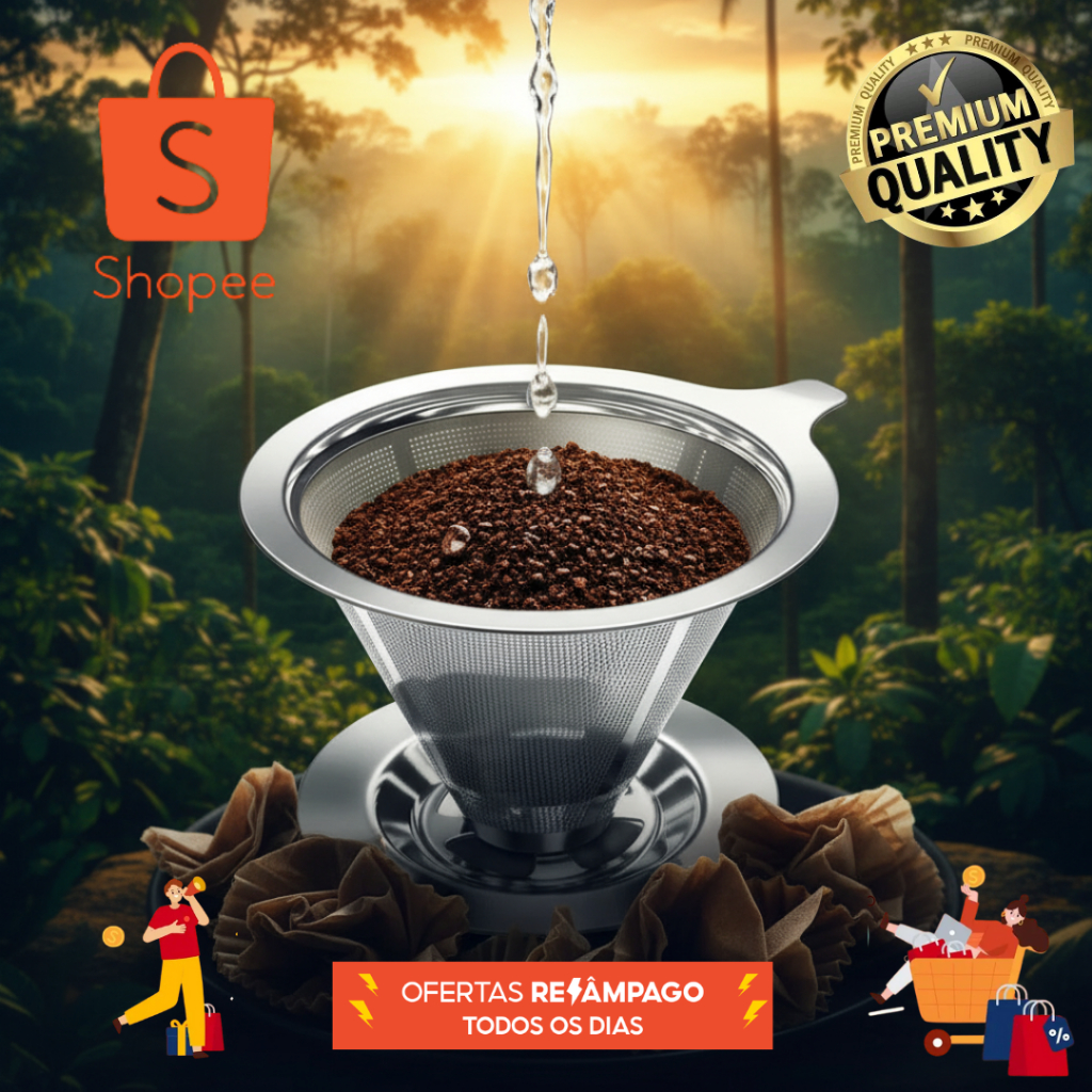 Coador Inox 103 Elite – Baristas e Cozinha Pro | Shopee Brasil