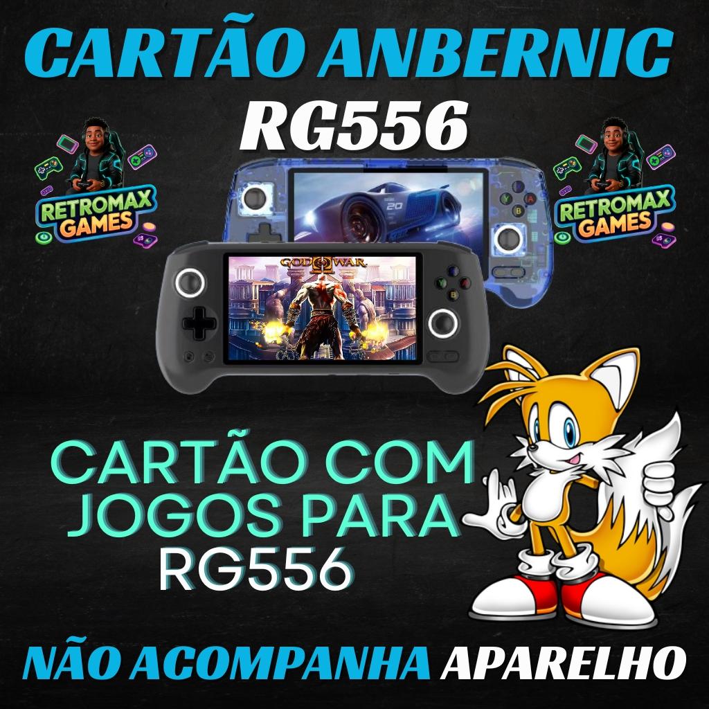 Cartão para Console Anbernic RG556 64GB 128GB 256GB | Shopee Brasil