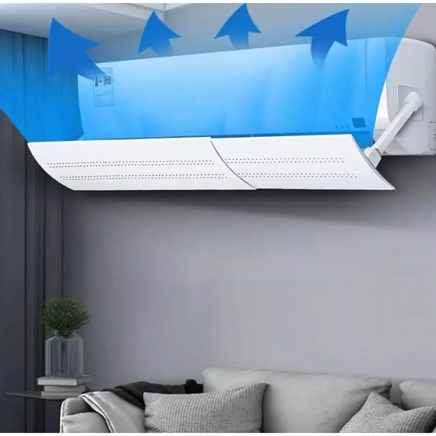 Defletor Para Ar Condicionado Split De Plastico Ajustavel 180º ...