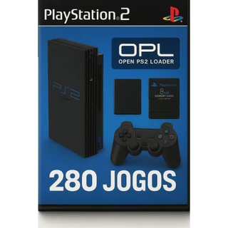 KIT OPL PS2 HD500GB + MEMORY CARD