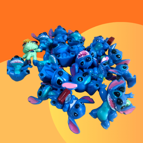 Stitch PVC Action Figure Coleção Figuras Decoração Mini Brinquedos Bonecas Boneco Brinco Presente