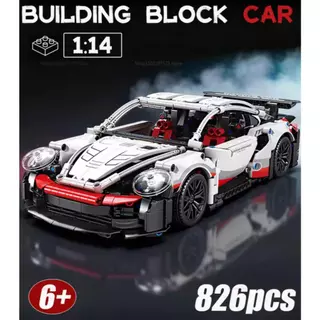 Blocos De Montar Carro Esportivo Porsche 911 - 826pcs*