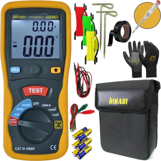 Terrômetro Digital Portátil Hikari Htr-770 Dupla Isolação em Oferta na Shopee
