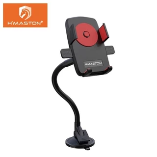H'maston CJ-13 Suporte Veicular Carro Para Celular 360º Fixação Ventosa Haste Firme Ajustável