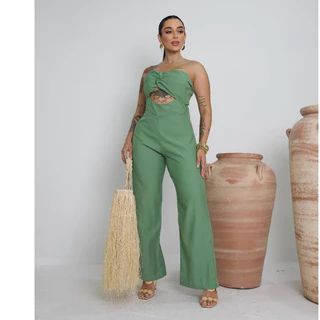 Macacão Ambessa - elegância da cabeça aos pés
