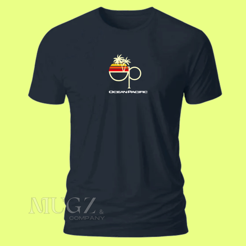 CAMISETA OP OCEAN PACIFIC SURFWEAR ANOS 80 E 90 NORMAL E PLUS SIZE