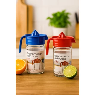 Jarra Espremedor De Frutas Laranja Limão Vidro 660ml Wincy em Oferta na Shopee