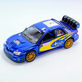 Miniatura Kinsmart Subaru Impreza WRC 2007 – Escala 1:36 | Rally, Fricção, Portas Abrem