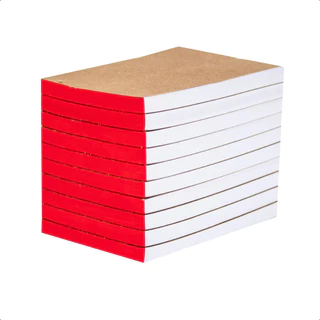 10 blocos de 50 folhas em branco - 7x10cm ideal para comanda de bar, restaurante e anotações em geral Envio rápido