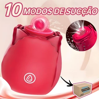 Vibraor Sugador de Clitóris Recarevel em formato rosa 7 modos de sução