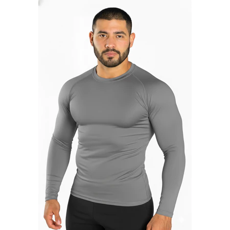 Kit Camisa Térmica Proteção Uv50 Corrida Natação Blusa Segunda Pele Camiseta Academia Manga Longa