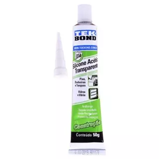 Caixa 24 unidades de Silicone Incolor Acético 50gr Tekbond em Oferta na Shopee