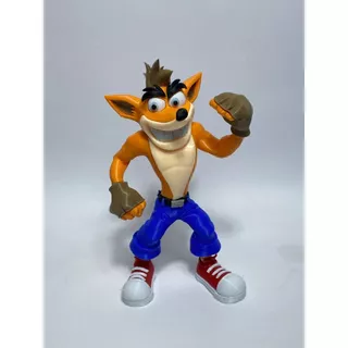 Crash Bandicoot Decorativo 16cm | Boneco Colecionável | Crash decorativo | Action figure crash | crash 3d